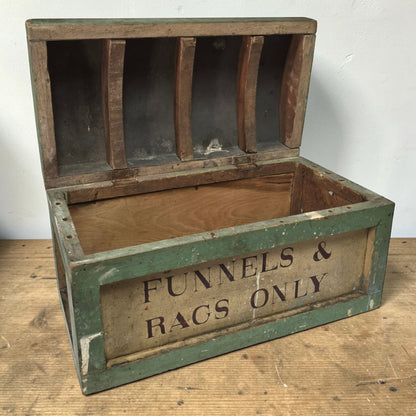 Antique Chicago & Northwestern Railway Domed Top Trunk 18” 
