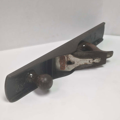 Antique Stanley Bailey cast iron jointer woodworking plane.
