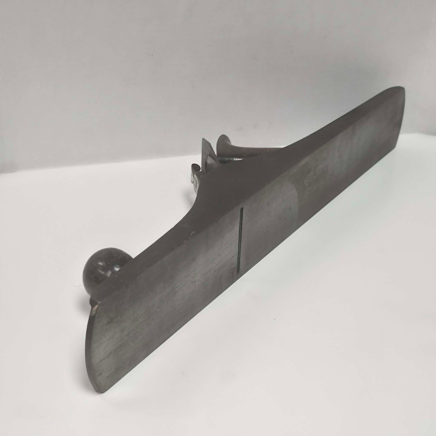 Antique Stanley Bailey cast iron jointer woodworking plane.
