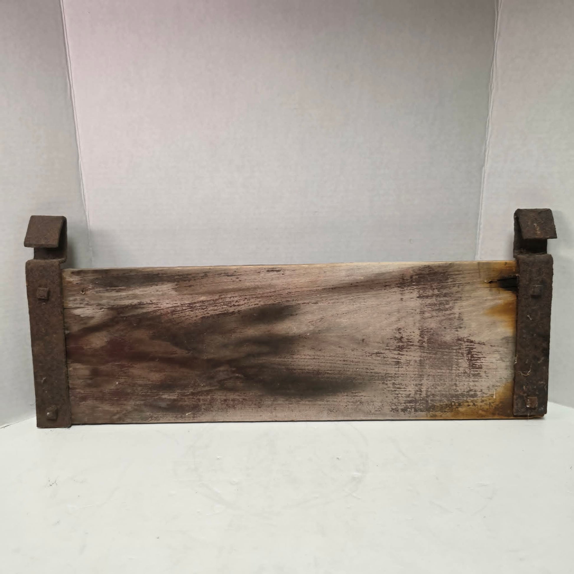 Over 100-year-old George Nugent RR5 Hamilton buggy plate, a unique piece of early Canadian rural history.