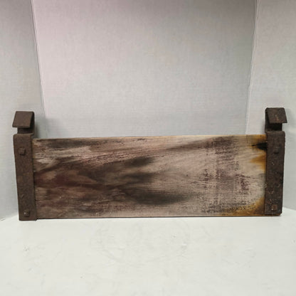 Over 100-year-old George Nugent RR5 Hamilton buggy plate, a unique piece of early Canadian rural history.