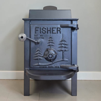 Fisher Baby Bear Wood Stove – Professionally Refurbished RARE Top Vent - Wainfleet Trading Post