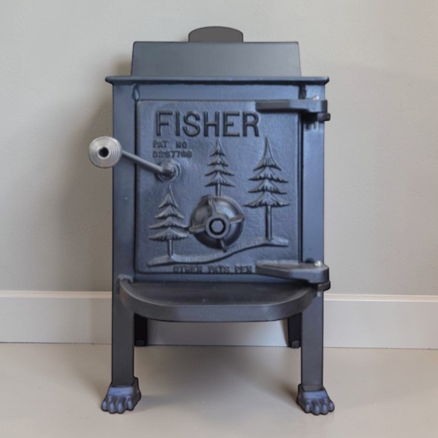Fisher Baby Bear Wood Stove – Professionally Refurbished RARE Top Vent - Wainfleet Trading Post