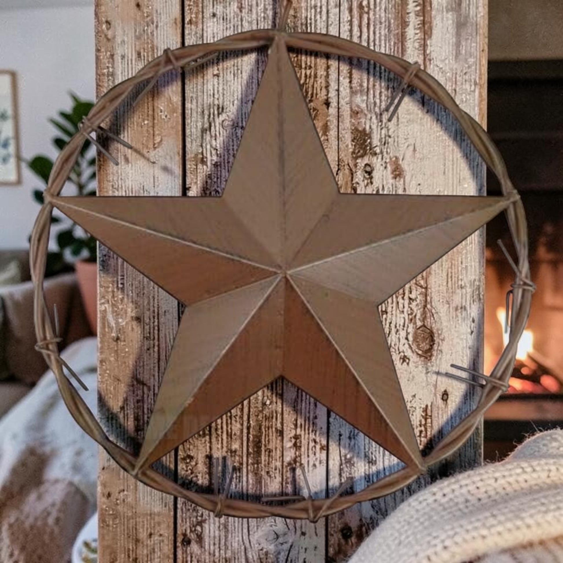 Large Texas Barn Star Wall Decor 25”