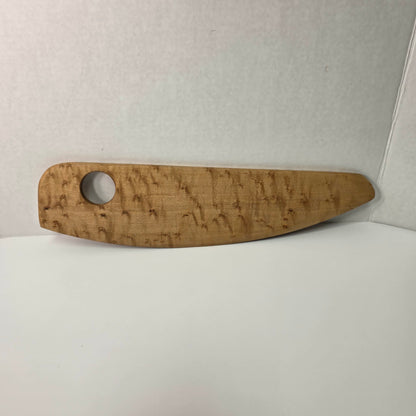 Handcrafted Bird’s Eye Maple Pizza Rocker Cutter