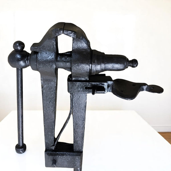 Antique Blacksmith's Post Vice – 100+ Years Old – Wainfleet Trading Post