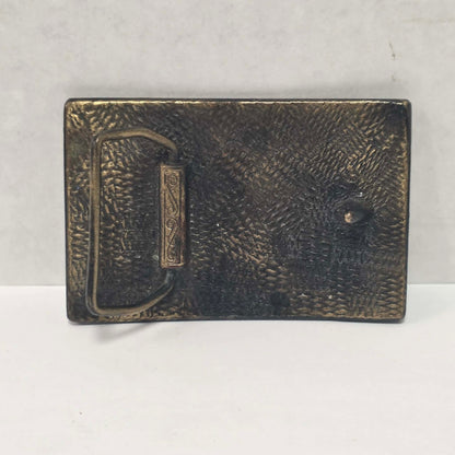 Vintage brass Brothel and Casino Inspector Las Vegas Nevada belt buckle.
