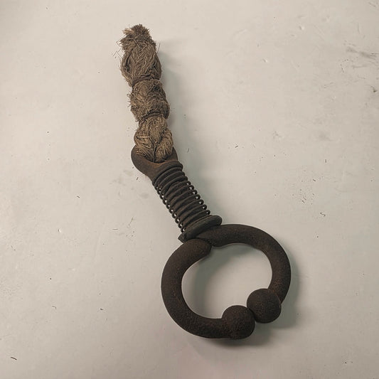 Antique Bull Nose Ring Clamp Spring Loaded Farm Tool