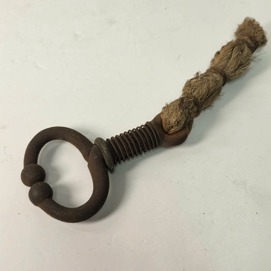 Antique Bull Nose Ring Clamp Spring Loaded Farm Tool