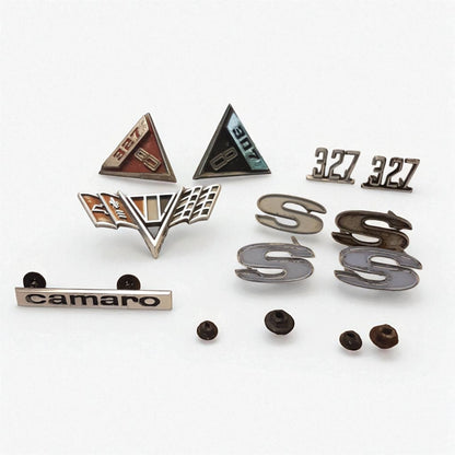 Vintage 1968 Camaro Badges and Decals – 327 307 SS
