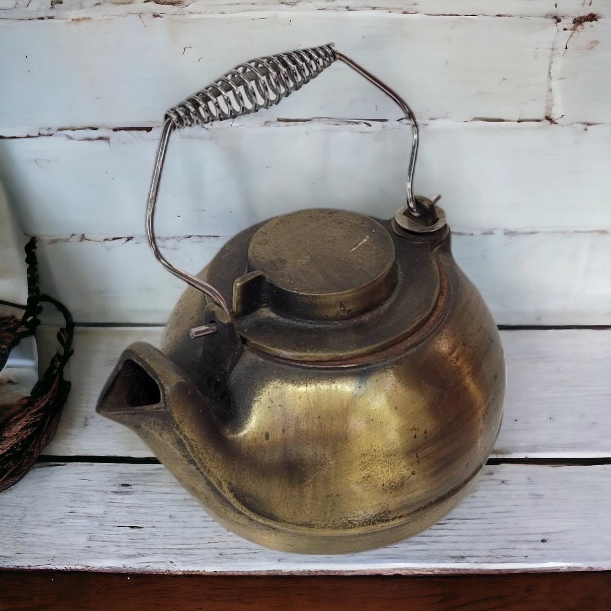 antique cast iron kettle stovetop accessories