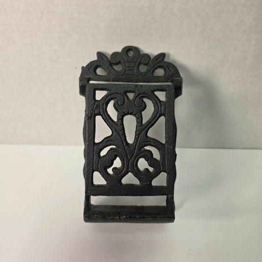 Vintage Filigree Match Holder Primitive Décor