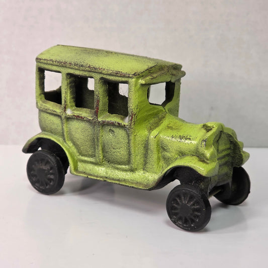 Vintage Cast Iron Toy Truck 5.5” Green Finish
