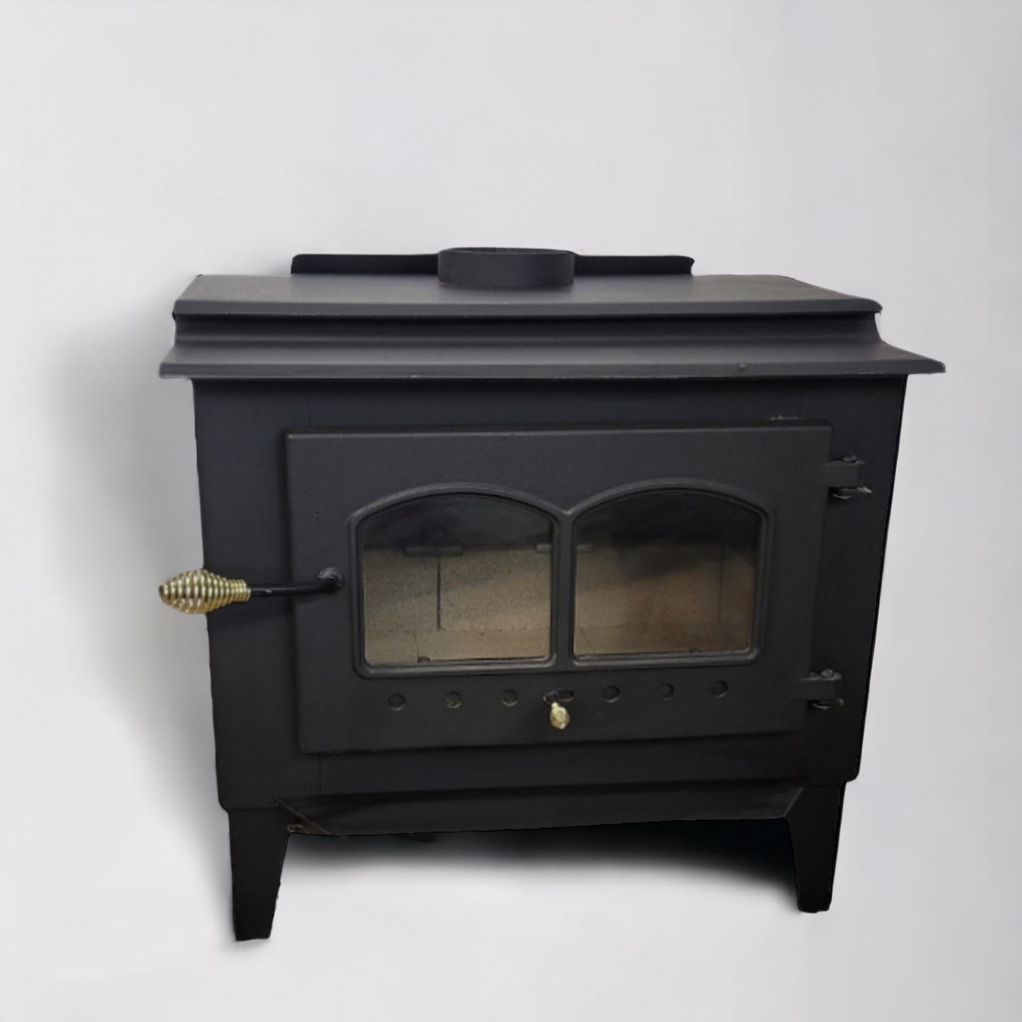 Century Wood Stove Large Glass Fire View Door