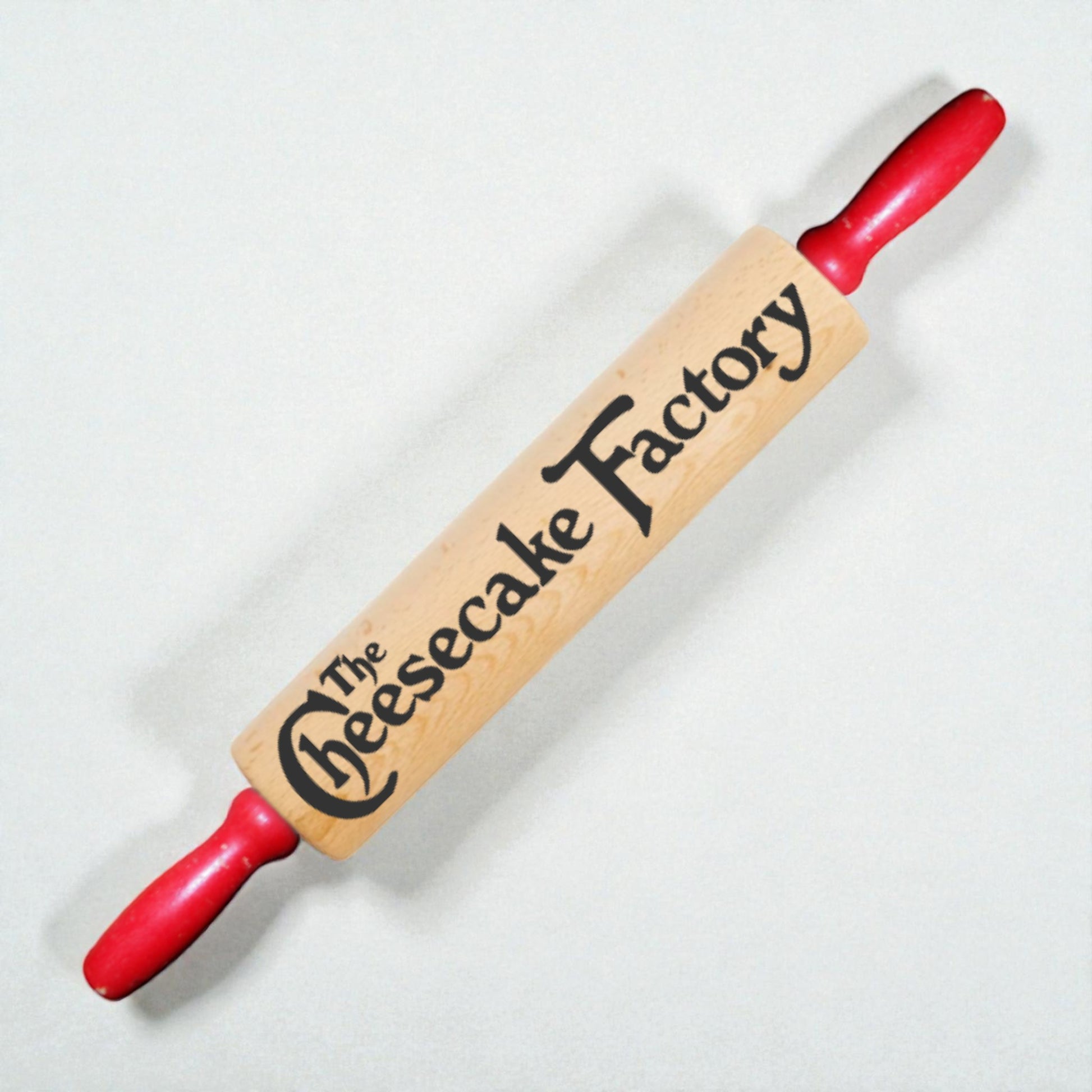 Rustic Country Kitchen Wooden Rolling Pin Decor – “The Cheesecake Factory” Sweet Tooth Bakery Accent