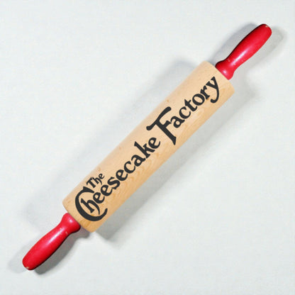 Rustic Country Kitchen Wooden Rolling Pin Decor – “The Cheesecake Factory” Sweet Tooth Bakery Accent