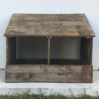 Experience-built chicken nesting box designed for cleaner nests, easier egg collection, and happier hens.