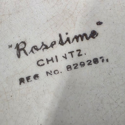 Antique Rose Time Chintz Divided Serving Tray BCM Nelson Ware England 8292887 Vintage China - Wainfleet Trading Post