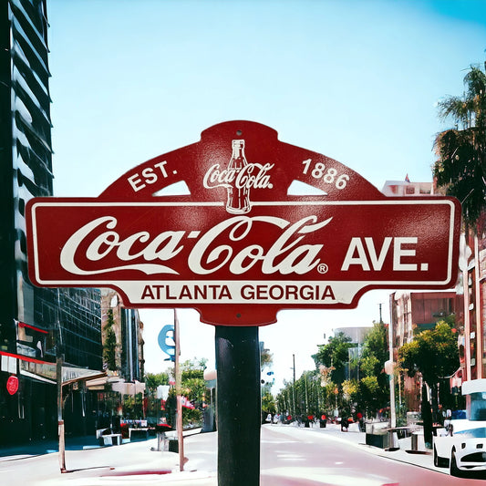 Coca-Cola Ave. Novelty Street Sign