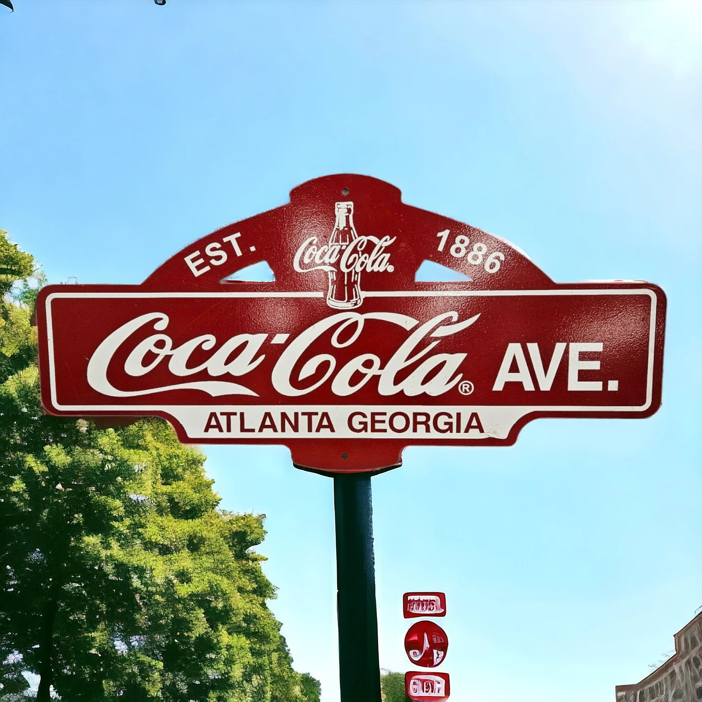 Coca-Cola Ave. Novelty Street Sign