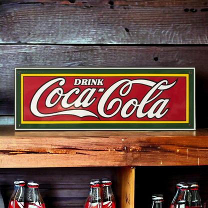 vintage porcelain coke sign 