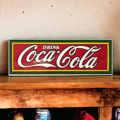 vintage porcelain coke sign 