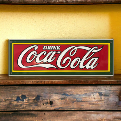 vintage porcelain coke sign 