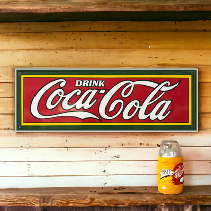 vintage porcelain coke sign 