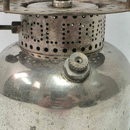 Early 1920s Coleman Model LQ Quick-Lite lantern with mica shade made in Toronto Canada.
