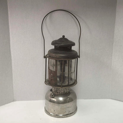 Early 1920s Coleman Model LQ Quick-Lite lantern with mica shade made in Toronto Canada.
