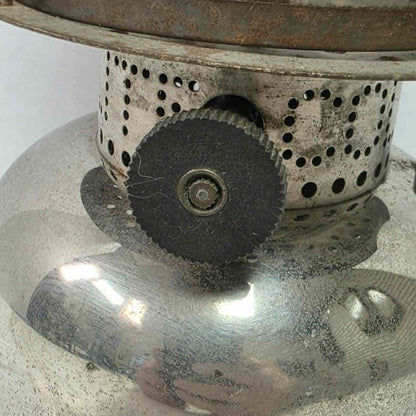 Early 1920s Coleman Model LQ Quick-Lite lantern with mica shade made in Toronto Canada.
