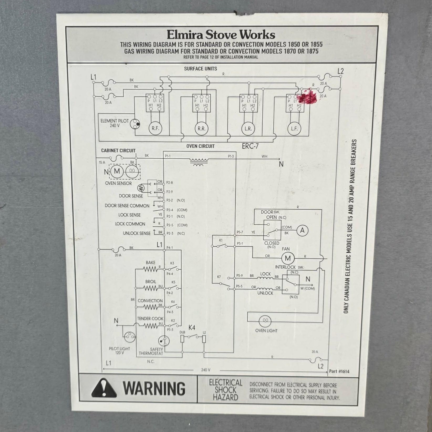 Cook’s Delight Electric Range 6 Burner | Vintage Farmhouse Retro Kitchen Stove
