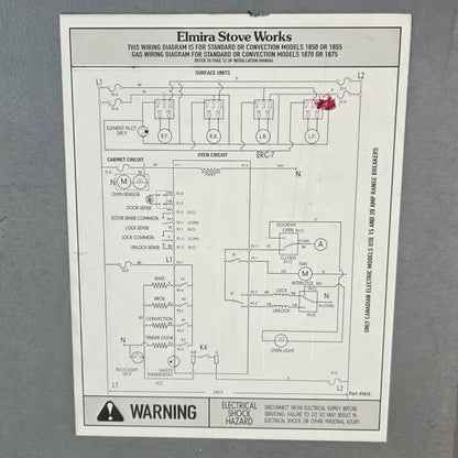 Cook’s Delight Electric Range 6 Burner | Vintage Farmhouse Retro Kitchen Stove
