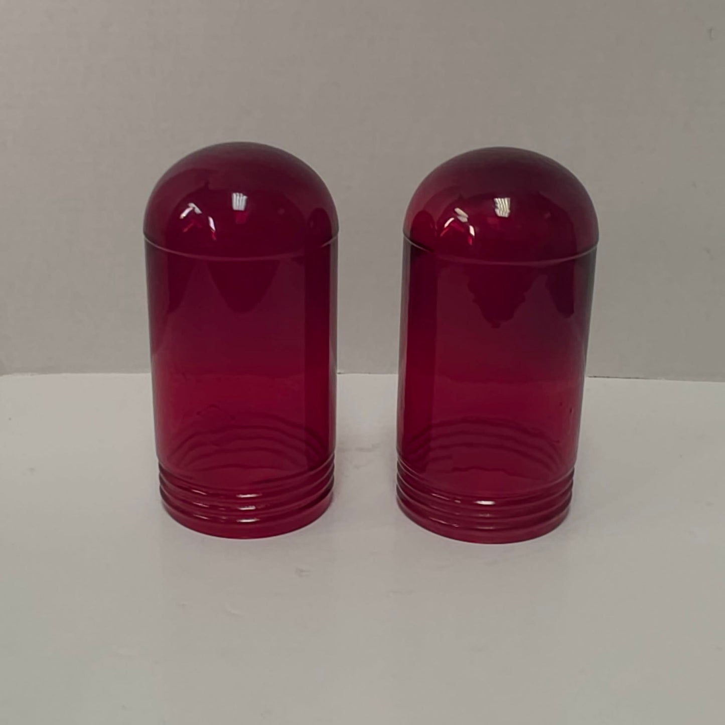 Crouse-Hinds Ruby Red Explosion Proof Lamp Globe 6.5” 