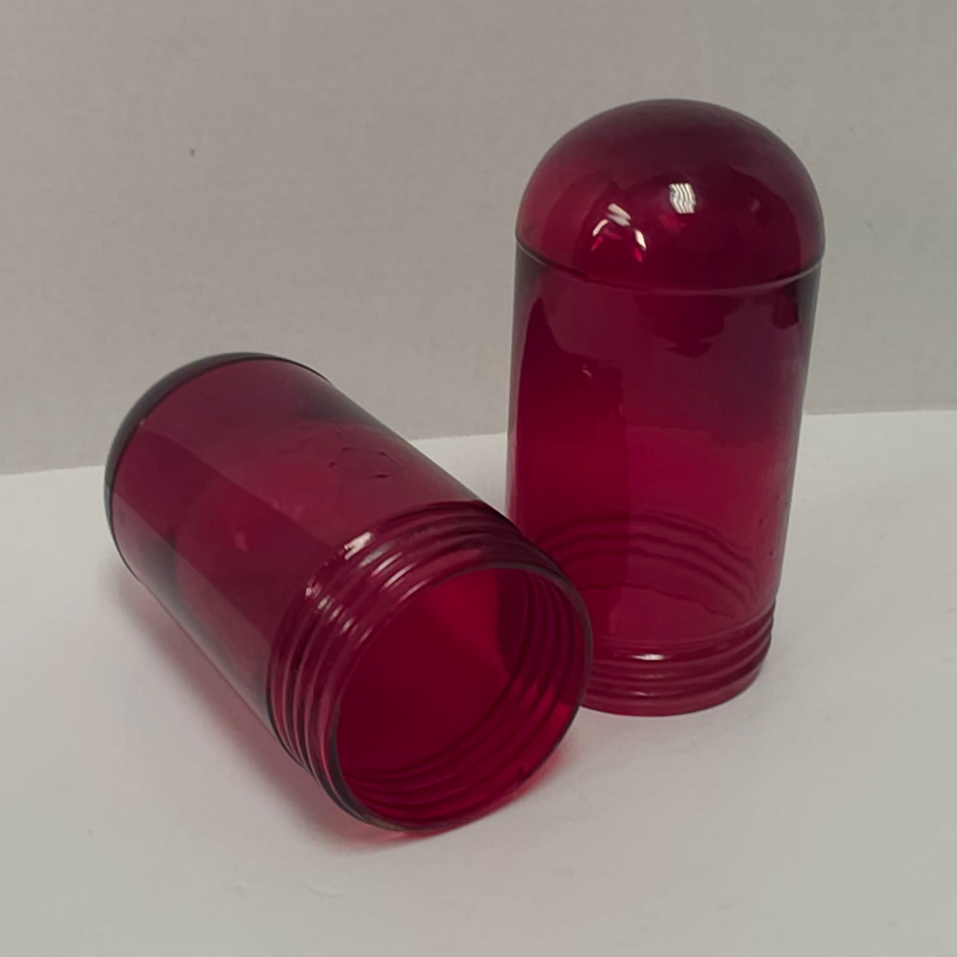 Crouse-Hinds Ruby Red Explosion Proof Lamp Globe 6.5” 