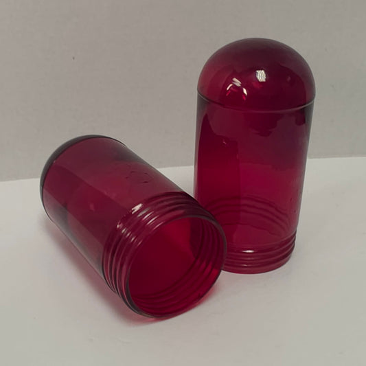 Crouse-Hinds Ruby Red Explosion Proof Lamp Globe 6.5” 