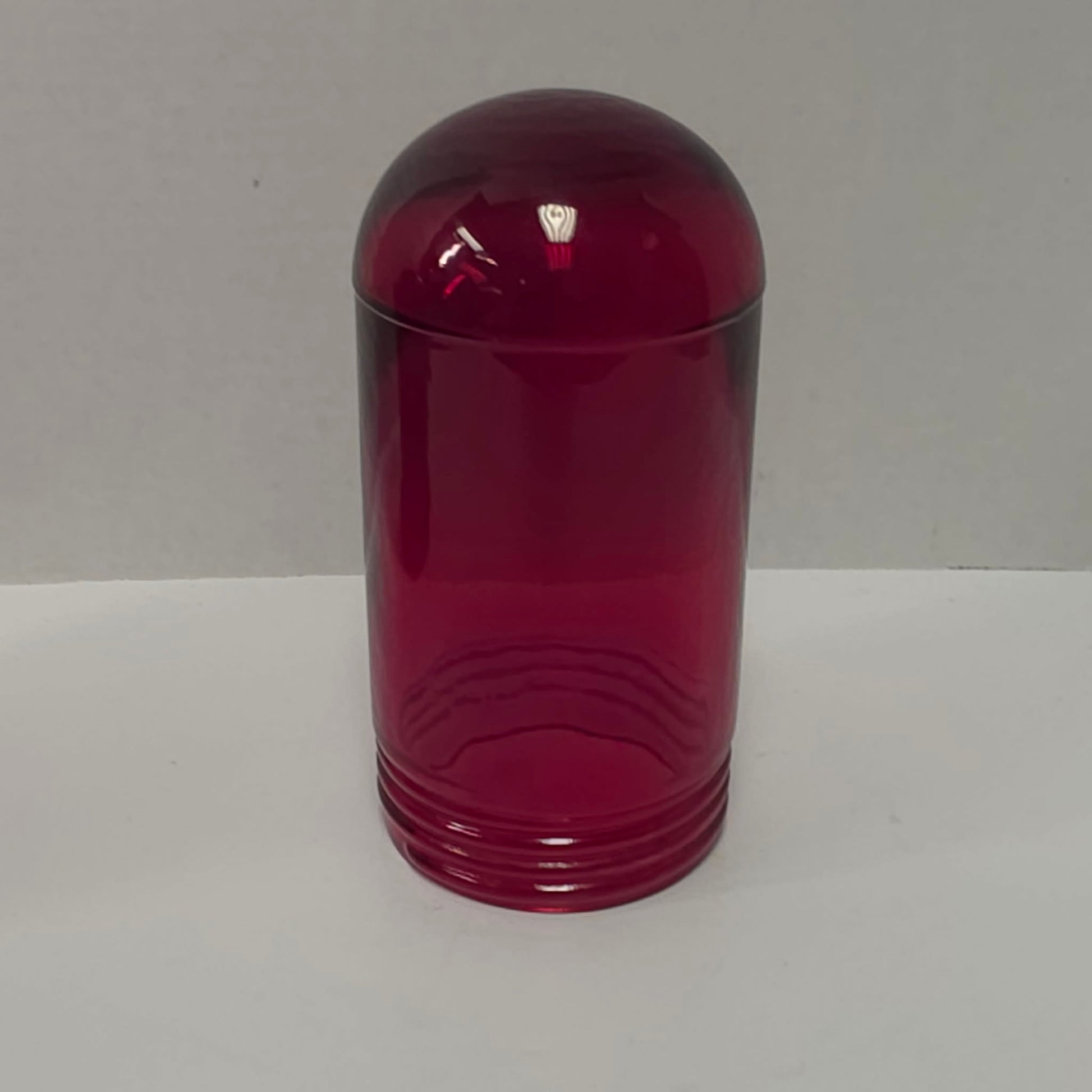 Crouse-Hinds Ruby Red Explosion Proof Lamp Globe 6.5” 