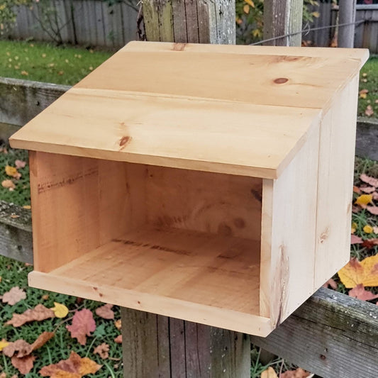 Handcrafted Pine Nesting Box 20x14x14