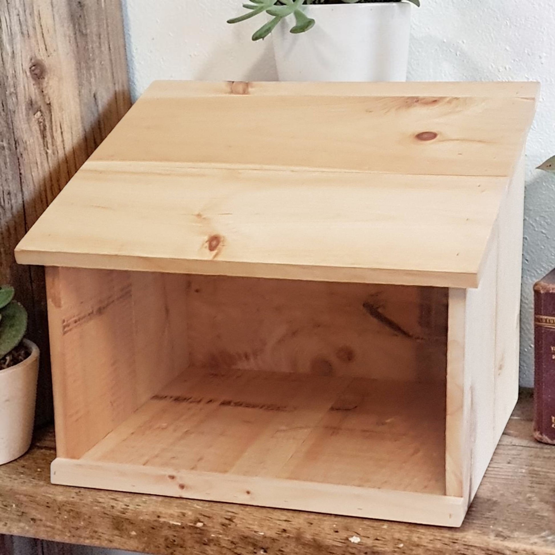 Handcrafted Pine Nesting Box 20x14x14