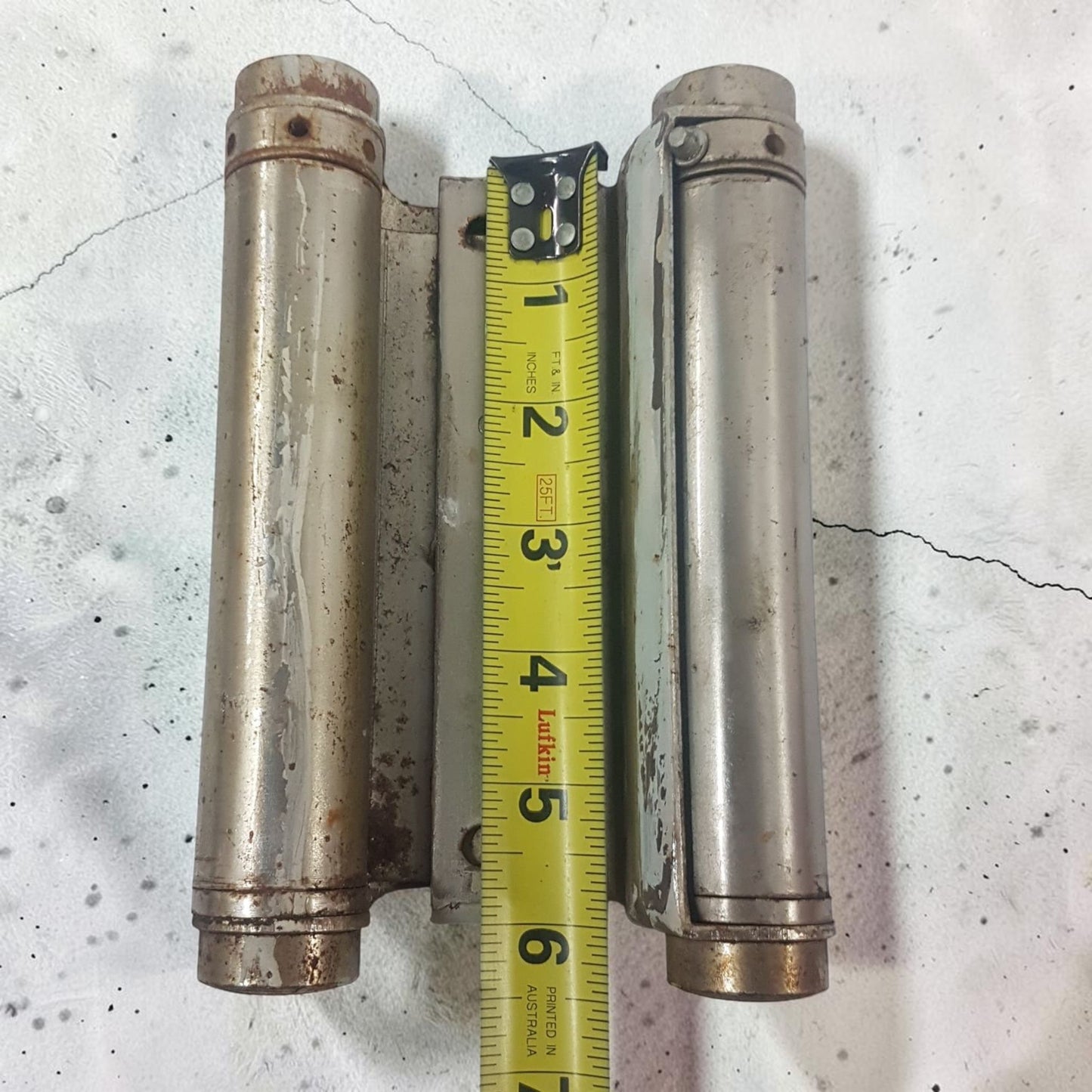 Vintage 6” Double Acting Door Hinges Pair