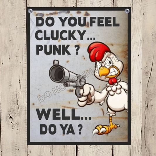chicken coop sign 