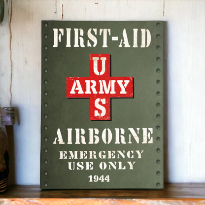 Army First Aid Sign 