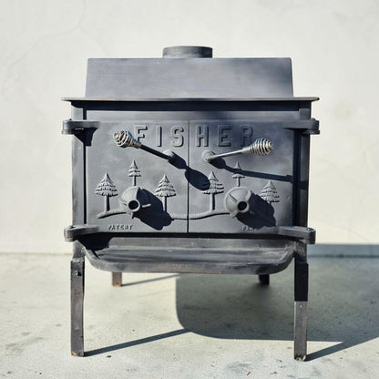 Fisher Grandpa Bear Wood Stove Top Vent  DIY - Unrestored 