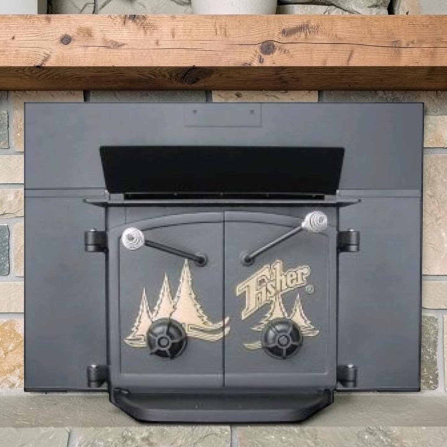 Grandma Bear Fisher Wood Stove Insert