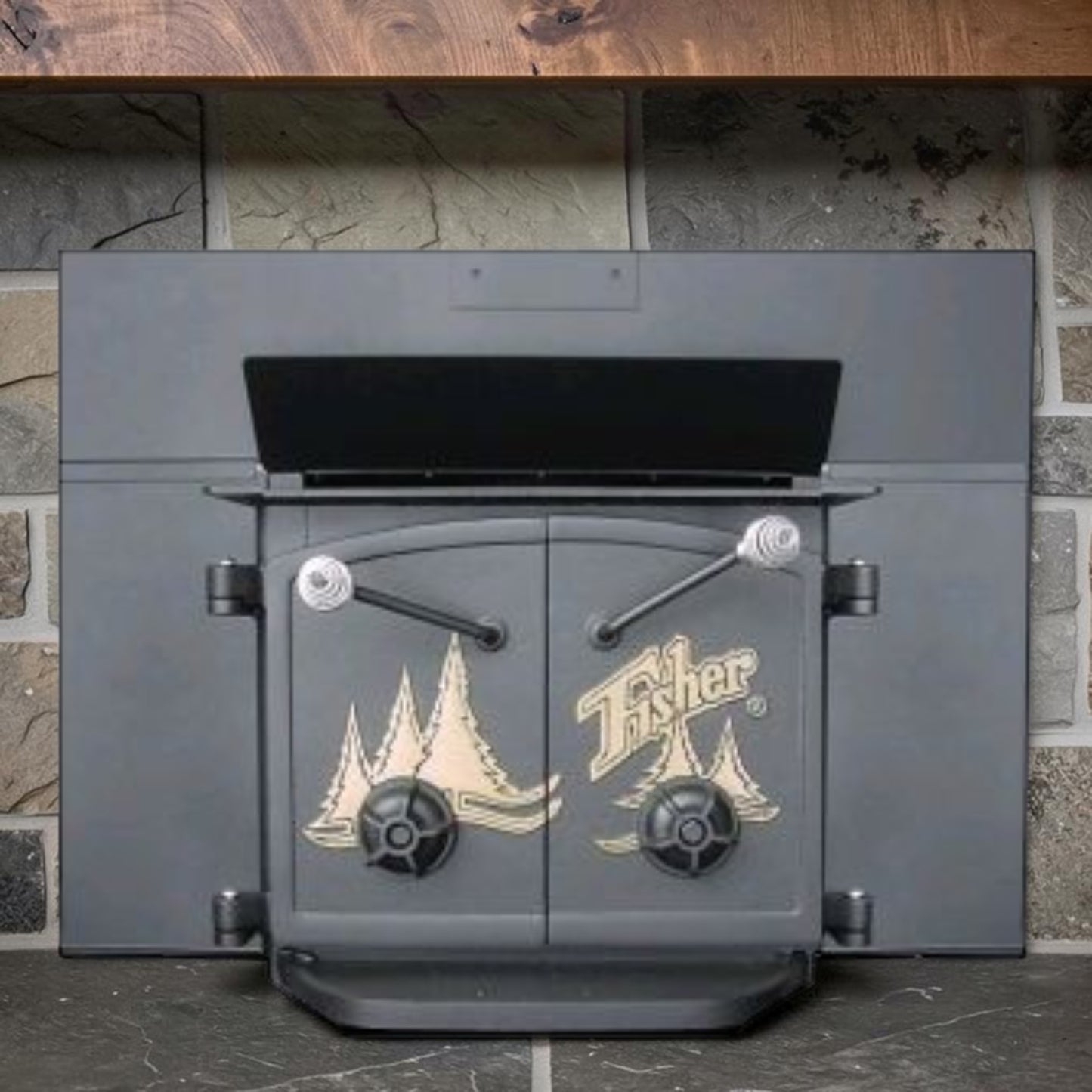 Grandma Bear Fisher Wood Stove Insert