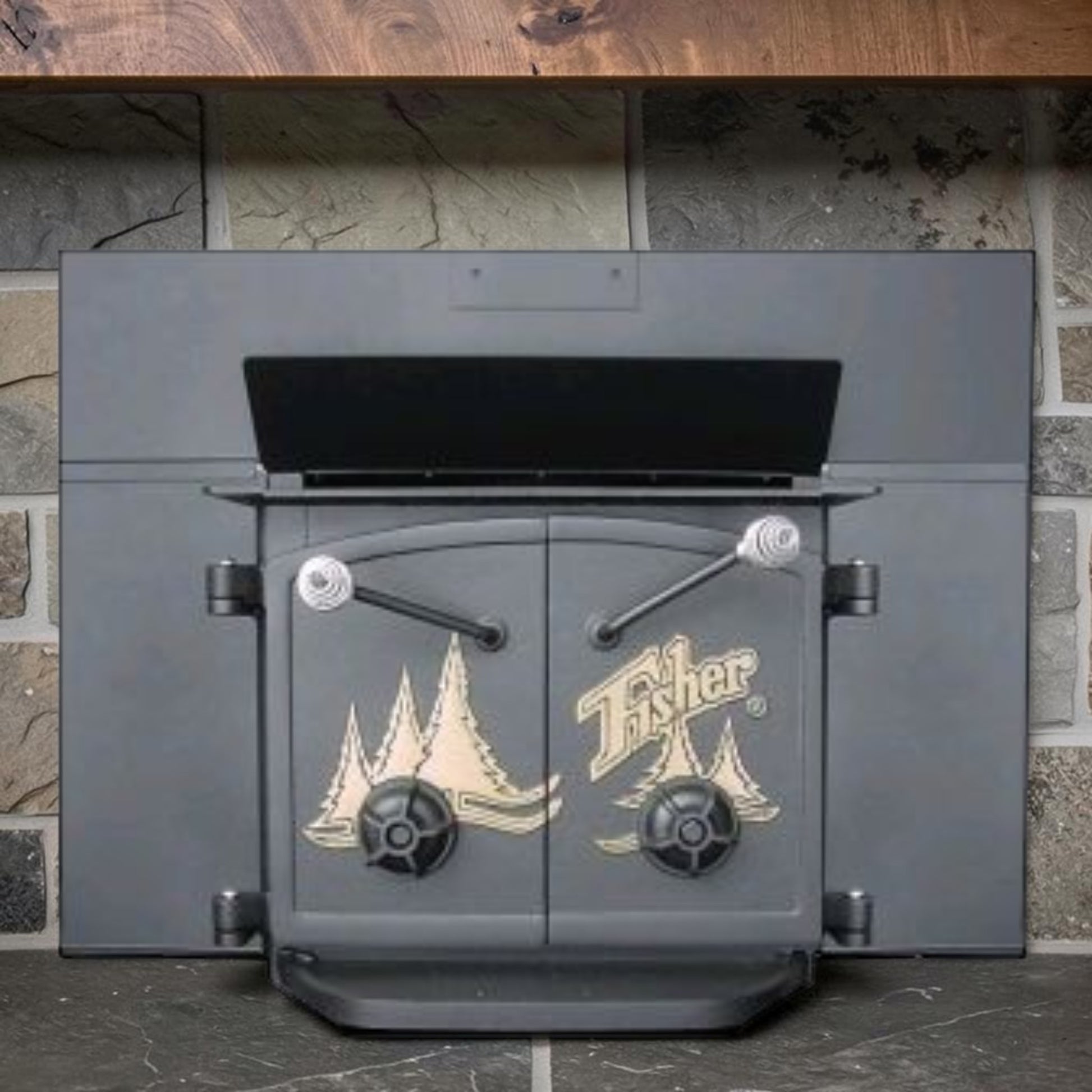 Grandma Bear Fisher Wood Stove Insert