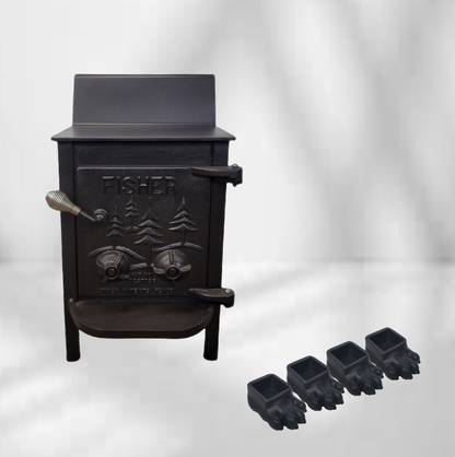 Fisher Wood Stove Mama Bear Side Vent Chimney