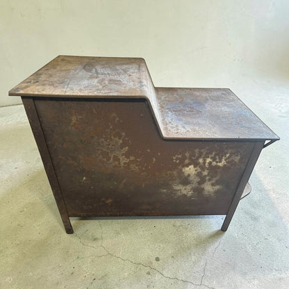 Fisher Papa Bear wood stove with rear vent original baffle and single door
