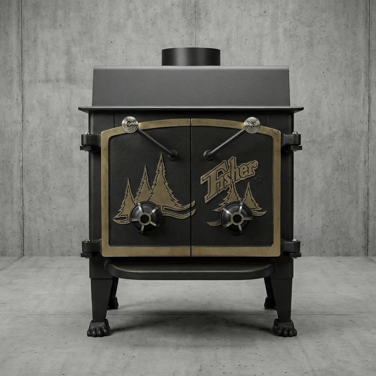 Fisher Grandma Bear Wood Stove