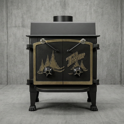 Fisher Grandma Bear Wood Stove